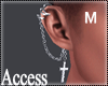 A.Silver Ear Piercings M