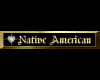 Native American gold tag