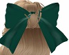 teal bow