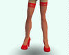 Lace Stockings (Red)