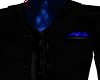 $Black with dk blue suit
