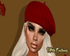 Red Knit Hat Blonde <3