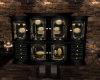 Blk/Gold China Cabinet