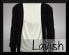 ~{L}~Black sweater set