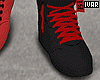 Blk+Red Dual Shoes