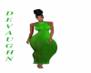 EMIE GREEN SHINE DRESS