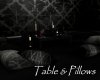 AV Table & Pillows