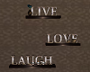 Elegant/2 live/laugh/lov