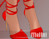 ⟡Red Holiday Pumps