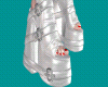 White Buckle Boots X