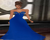 Designer Royal Blue Gown