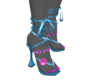 VF neon flower heels