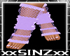 Neon Glow Purple Socks