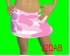 bapesta pink mini skirt