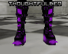 Spiked Purple Boots