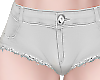 femboy soft white shorts