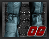 Cyan Cargo Jeans