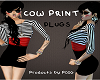 Cow Skin/Print Ear Plugs