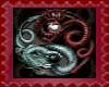 Yin Yang Dragons Stamp