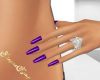 SE-Dainty Purple Nails