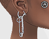 !A! SAFETY PIN (EARRINGS