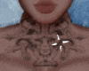 Medusa neck tatto