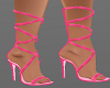 H/Pink Strappy Heels