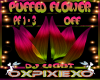 puff flower dj light