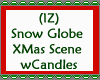 Snow Globe Scene Candles