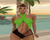 Ava Neon Green Swimsuit