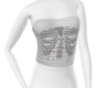 White skeleton top