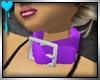 D™~Belt Collar: Purple