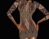 WTII  BROWN SWEATER DRES