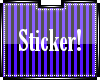 B!u: Rawr Sticker