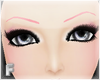 f: Pink eyebrows