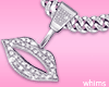 Y2k Kiss Me Necklace