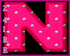 N - Letter Seat Pink