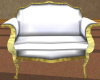 White&Gold Club Armchair