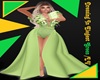 LV/Dress In Eleg Green