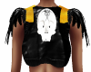Toxic Skull Leather Top
