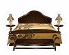^Comfy brown/golden bed