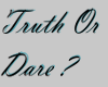 Truth Or Dare Game Sign