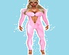 pastel pink body suit