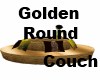 Golden round Couch