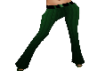 Dark Green Stripe Pants