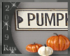 Rus: Fall Pumpkin Sign