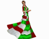 ch)mexican tricolor gown