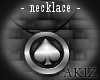]Akiz[ Spade Necklace