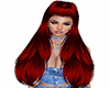 red Lisbeth hair