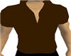 BROWN MUSCLE SHIRT
